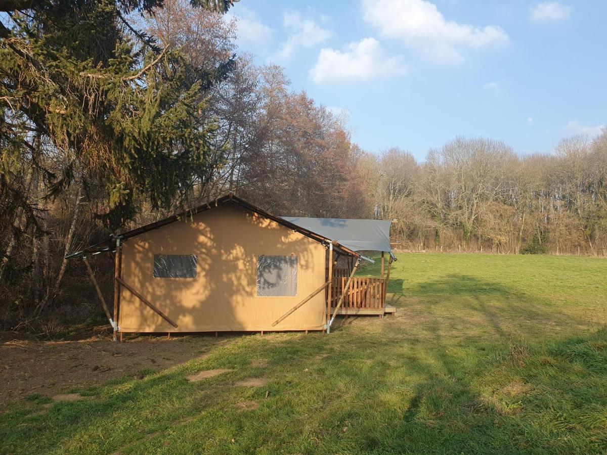 Luxury Safari Tents At Moulin Du Pommier Glamping & Camping Saulgond 외부 사진