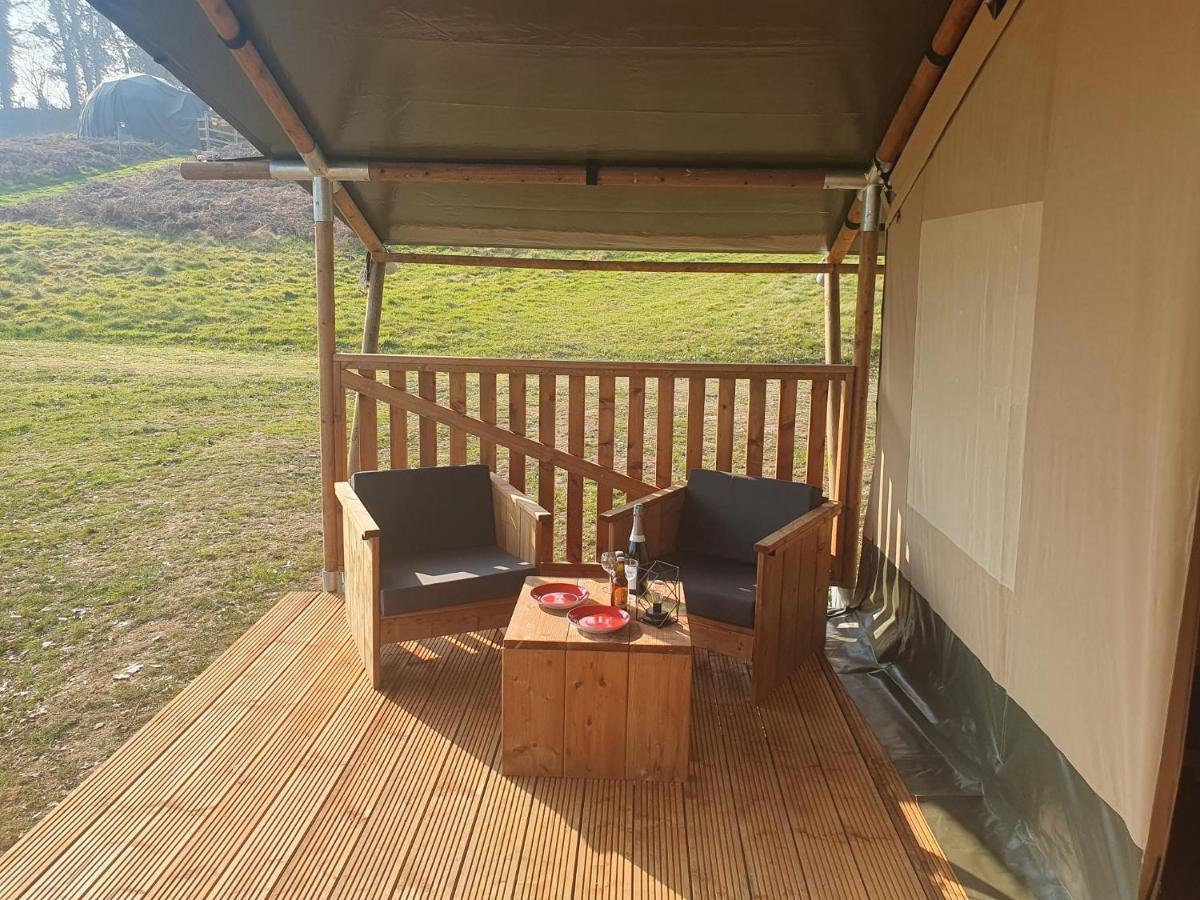 Luxury Safari Tents At Moulin Du Pommier Glamping & Camping Saulgond 외부 사진