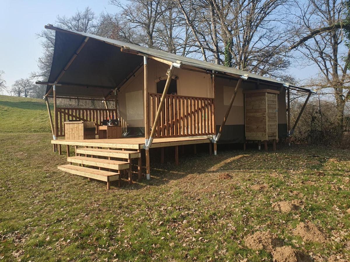 Luxury Safari Tents At Moulin Du Pommier Glamping & Camping Saulgond 외부 사진