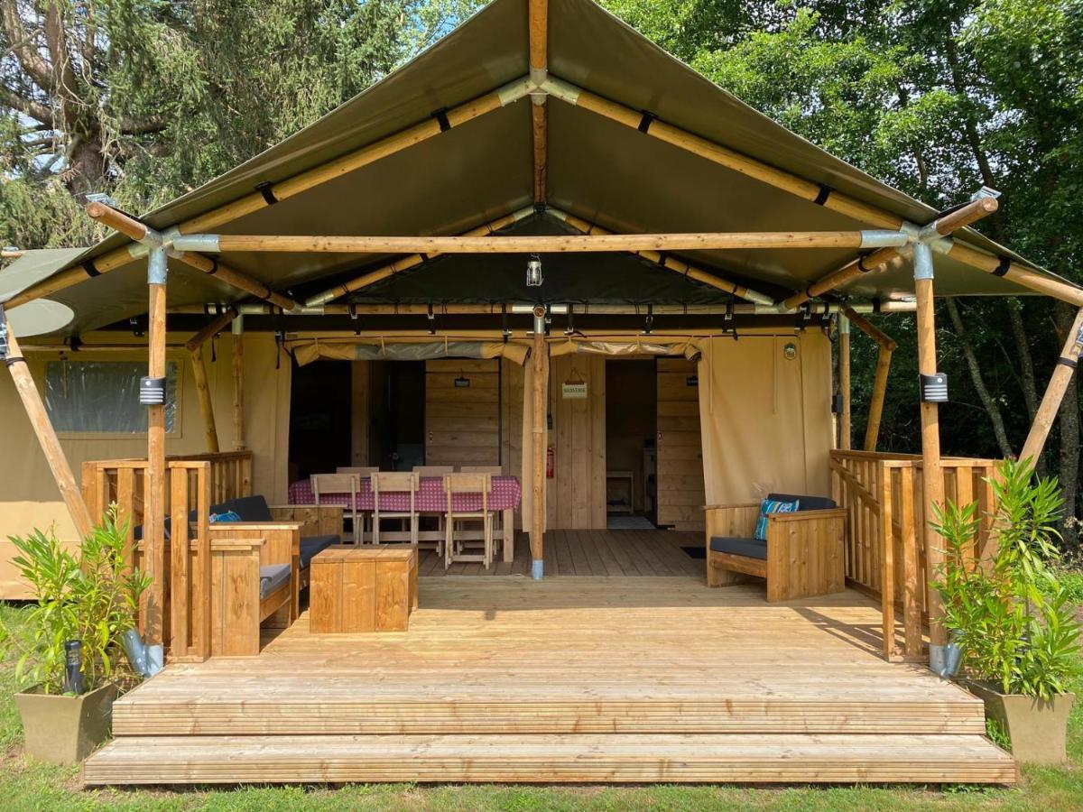 Luxury Safari Tents At Moulin Du Pommier Glamping & Camping Saulgond 외부 사진
